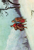 Goble Warwick Fairy Book 1913 He Led Trembling Aslog Over Snow A4 Photo Print