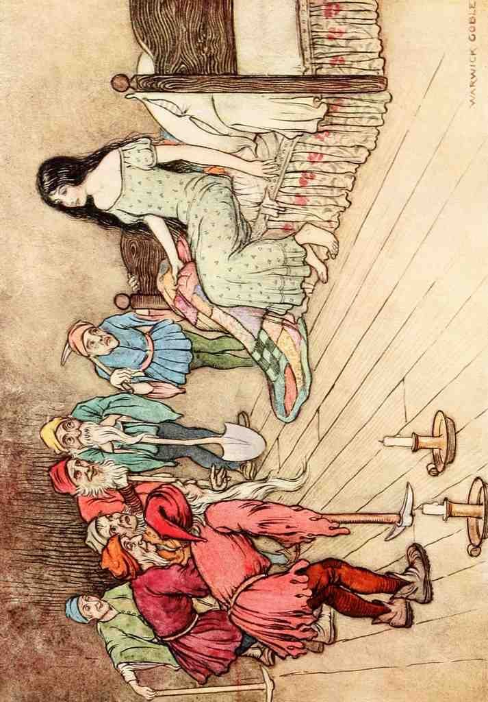 Goble Warwick Fairy Book 1913 Her Name Was Snowdrop A4 Photo Print
