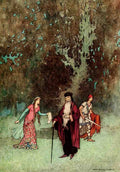 Goble Warwick Fairy Book 1913 She Gave Hankerchief To Magician A4 Photo Print
