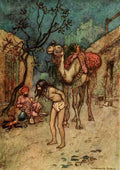 Goble Warwick Folk Tales Of Bengal 1912 He Tied Camel To A Tree A4 Photo Print