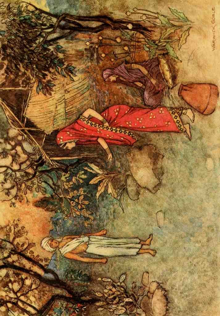 Goble Warwick Folk Tales Of Bengal 1912 How Have You Returned So Soon A4 Photo Print