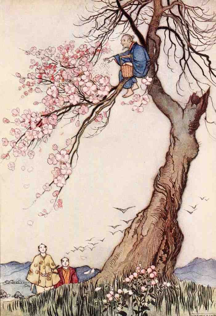 Goble Warwick Green Willow 1910 Hana Saka Jiji A4 Photo Print