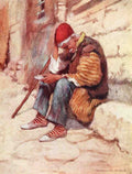 Goble Warwick Turkey 1911 A Stamboul Beggar A4 Photo Print
