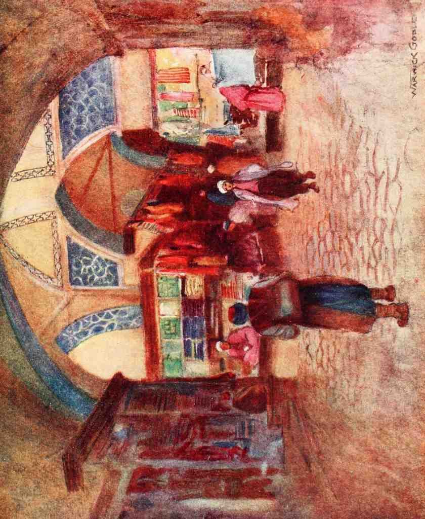Goble Warwick Turkey 1911 In Grand Bazaar A4 Photo Print