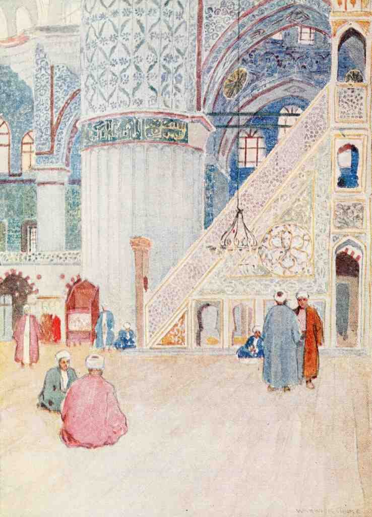 Goble Warwick Turkey 1911 Sultan Ahmed Mosque A4 Photo Print