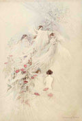 Goble Warwick Water Babies 1909 Ladies All Gared Gossamer In Autumn A4 Photo Print