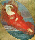 Goddess Of Love Giovanni Segantini Symbolism A4 Photo Print