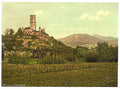 Godesberg ruins Bad Godesberg the Rhine Vintage A4 Photo Print
