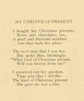 Godoy George Short Poems 1909 My Christmas Present A4 Photo Print