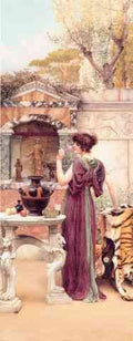 Godward 5 At The Garden Shrine Pompeii A4 Photo Print