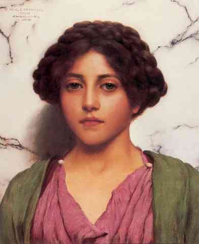 Godward A Classical Beauty 1909A A4 Photo Print