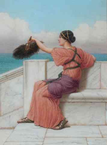 Godward A Fond Farewell A4 Photo Print