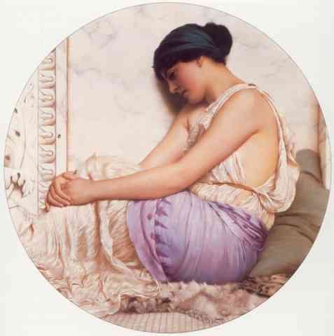 Godward A Grecian Girl 1908 A4 Photo Print