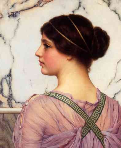 Godward A Grecian Lovely A4 Photo Print