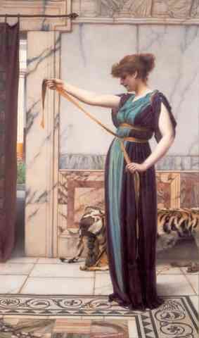 Godward A Pompeian Lady 1891 A4 Photo Print