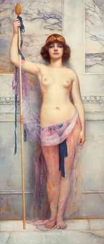Godward A Priestess A4 Photo Print