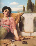 Godward A Quiet Pet A4 Photo Print