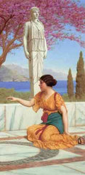 Godward Ancient Pastimes A4 Photo Print