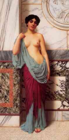 Godward At The Thermae 1 A4 Photo Print