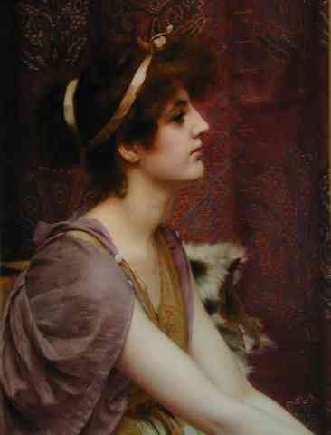 Godward Classical Beauty Cropped A4 Photo Print