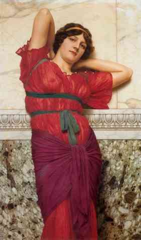 Godward Contemplation A4 Photo Print