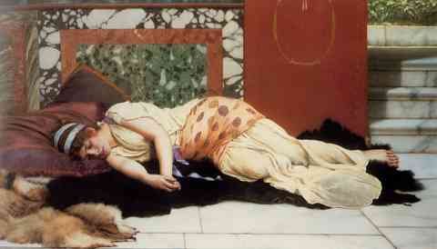 Godward Endymion 1893 A4 Photo Print