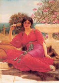 Godward Flabellifera Oil Sketch A4 Photo Print