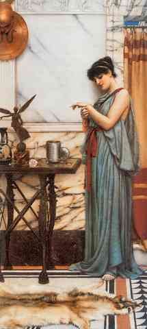 Godward His Birthday Gift A4 Photo Print