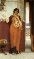 Godward Idle Thoughts 1898 A4 Photo Print