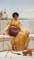 Godward Idleness 1900 A4 Photo Print