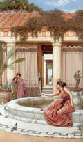 Godward Innocent Amusements A4 Photo Print
