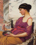 Godward Ismenia 1908 A4 Photo Print