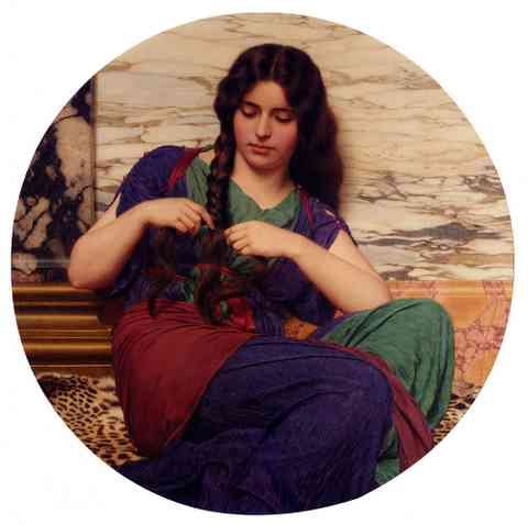 Godward John William A Congenial Task A4 Photo Print