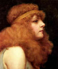 Godward John William An Auburn Beauty A4 Photo Print