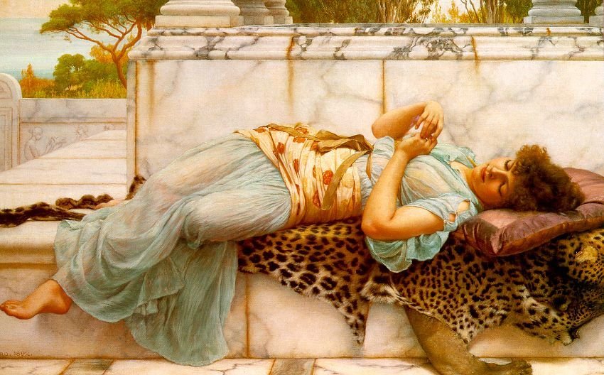 Godward John William English 1861 1922 Art A4 Photo Print UK