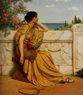 Godward John William Leisure Hours A4 Photo Print
