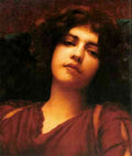 Godward John William Reveriestudy A4 Photo Print