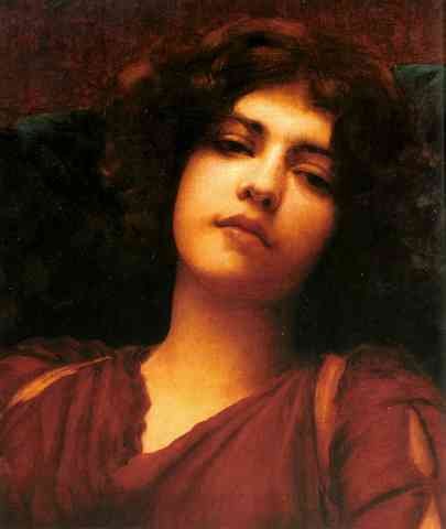Godward John William Reveriestudy A4 Photo Print