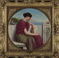 Godward John William The Answer A4 Photo Print