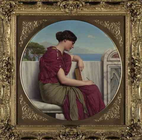 Godward John William The Answer A4 Photo Print