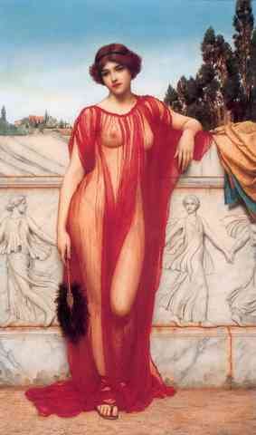 Godward Jw Athenais 1908 A4 Photo Print