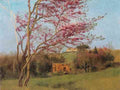 Godward Landscape Blossoming Red Almond A4 Photo Print