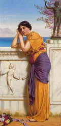 Godward Rich Gifts Wax Poor When Lovers Prove Unkind A4 Photo Print