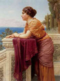 Godward The Belvedere A4 Photo Print