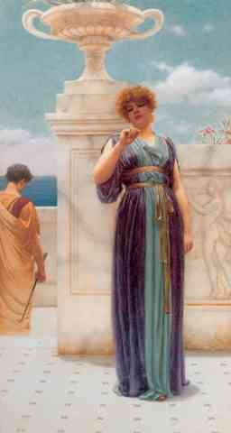 Godward The Engagement Ring C1891 A4 Photo Print