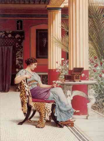 Godward The Jewel Casket A4 Photo Print