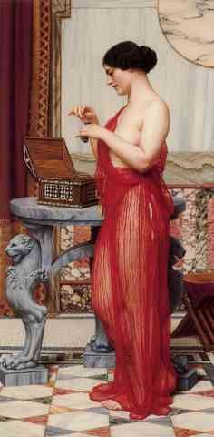Godward The New Perfume A4 Photo Print