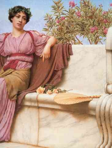Godward Tranquillity 1914 Right A4 Photo Print