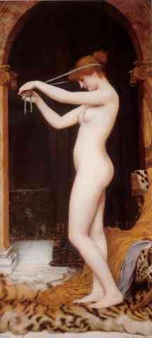 Godward Venus Binding Her Hair A4 Photo Print