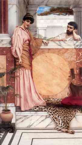 Godward Waiting For An Answer A4 Photo Print